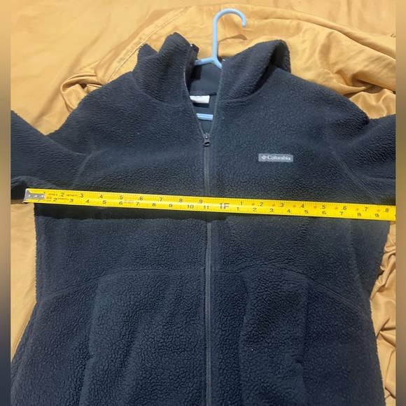 Columbia Black Fleece Jacket Size Large - Picture 11 of 11